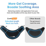 ComfiTECH cobertura extendida cuello-hombro-costillas, mayor área de gel