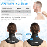ComfiTECH cuello tejido lycra elástico para confort al enfriar.