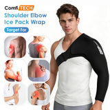 ComfiTECH manga-frio-hombro-brazo-atletas, enfriamiento localizado para recuperación muscular