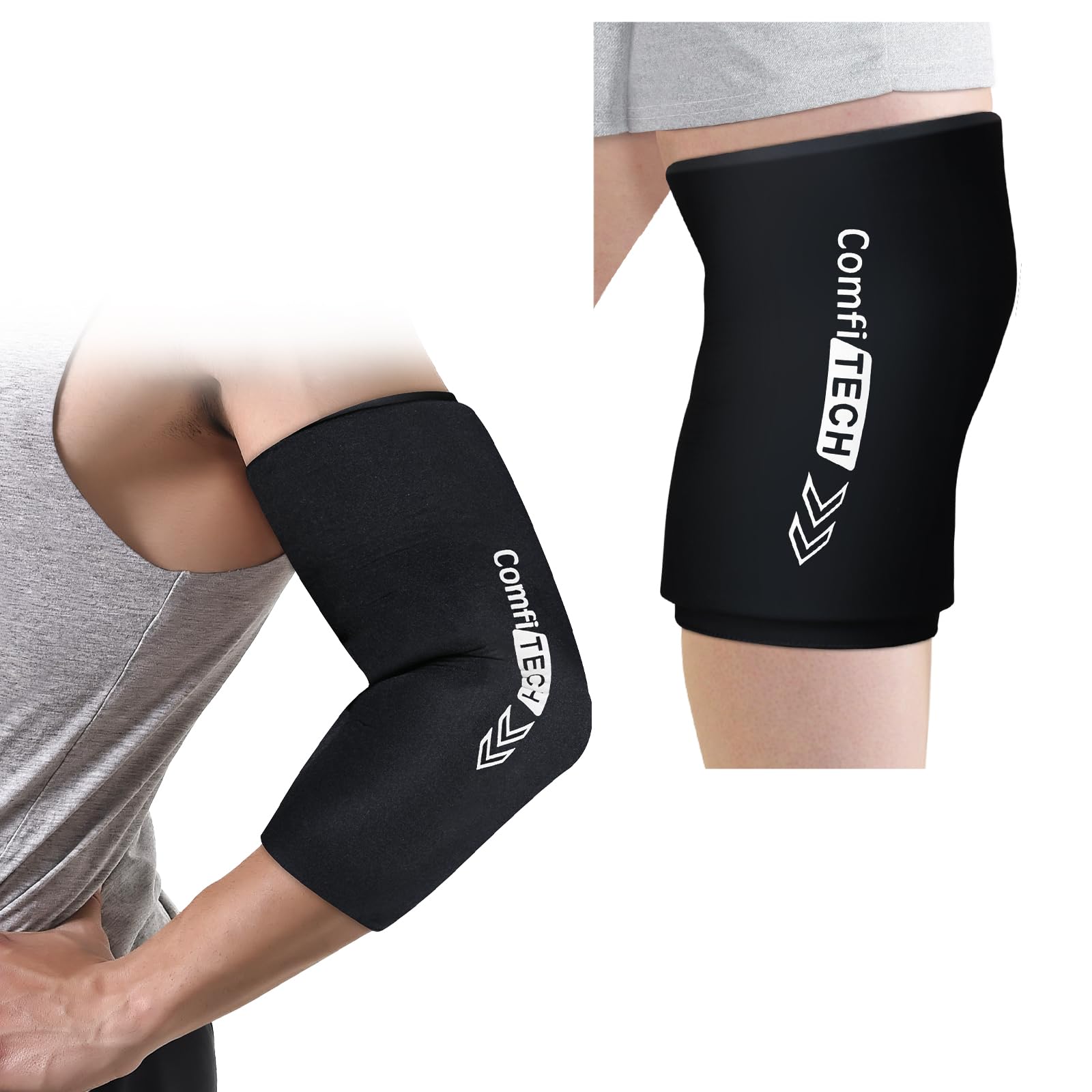 ComfiTECH rodilla: envoltura de hielo deslizante para enfriamiento rápido de la rodilla