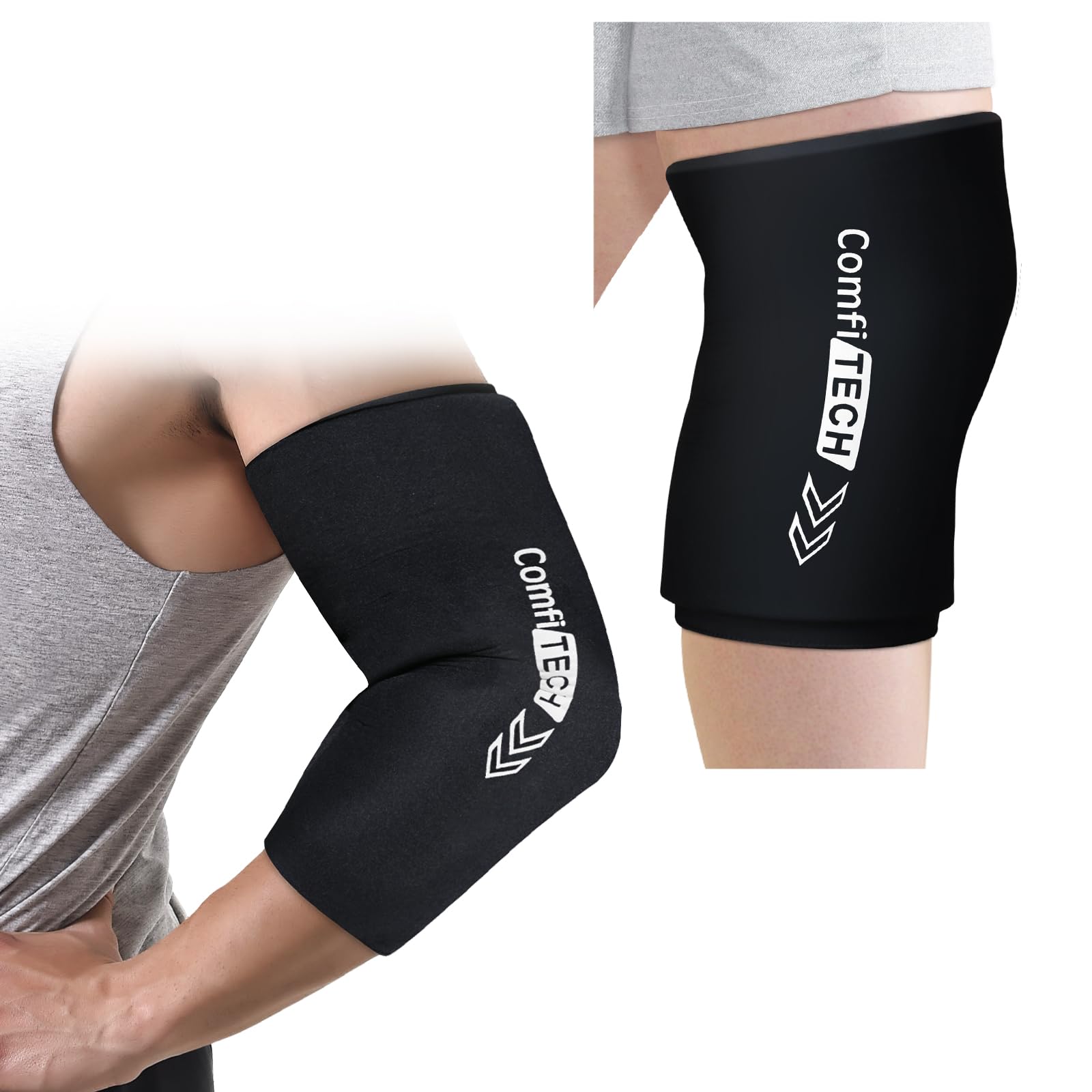 ComfiTECH Rodilla Envoltura Frío 360 para cobertura total.