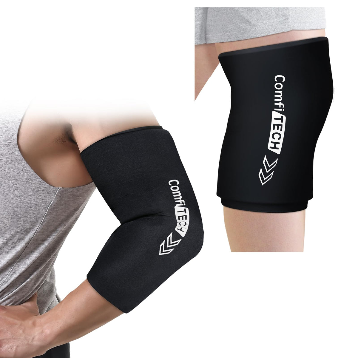 ComfiTECH Rodilla Envoltura Frío 360 para cobertura total.