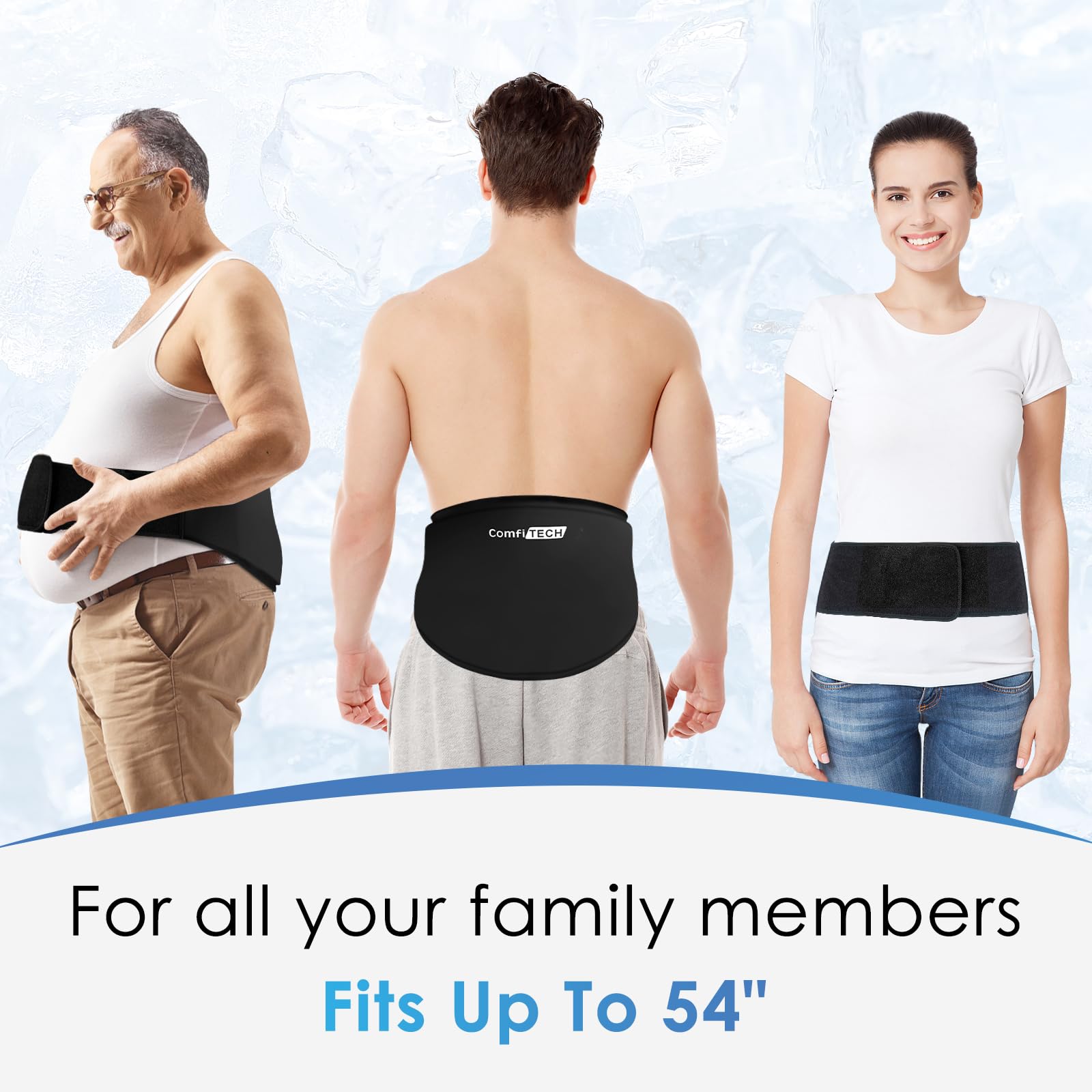 ComfiTECH talla cintura 54 pulgadas para toda la familia.