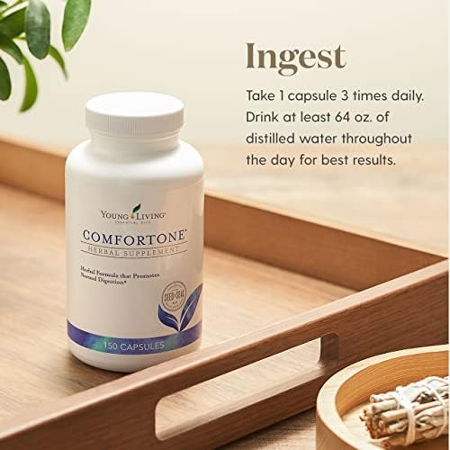 Cápsulas ComforTone en primer plano, fórmula natural para un uso diario
