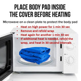 ComfortCloud XL, uso en microondas en 1 minuto para calor cómodo.