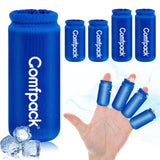 Comfpack: cuatro mangas de gel para dedos, útiles y reutilizables para uso diario.