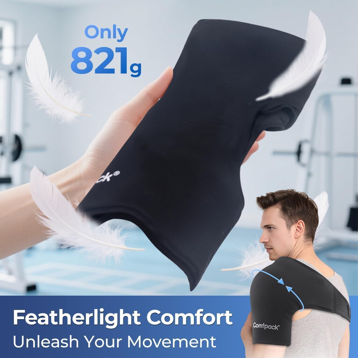Comfpack ajuste cintas: ajuste seguro para uso manos libres.