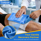 Comfpack uso en rodilla para contacto óptimo y confort.