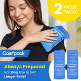 Comfpack bolsa de almacenamiento con cierre para mantener higiene.