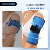 Comfpack bolsa de hielo de 4 capas con exterior suave para comodidad.