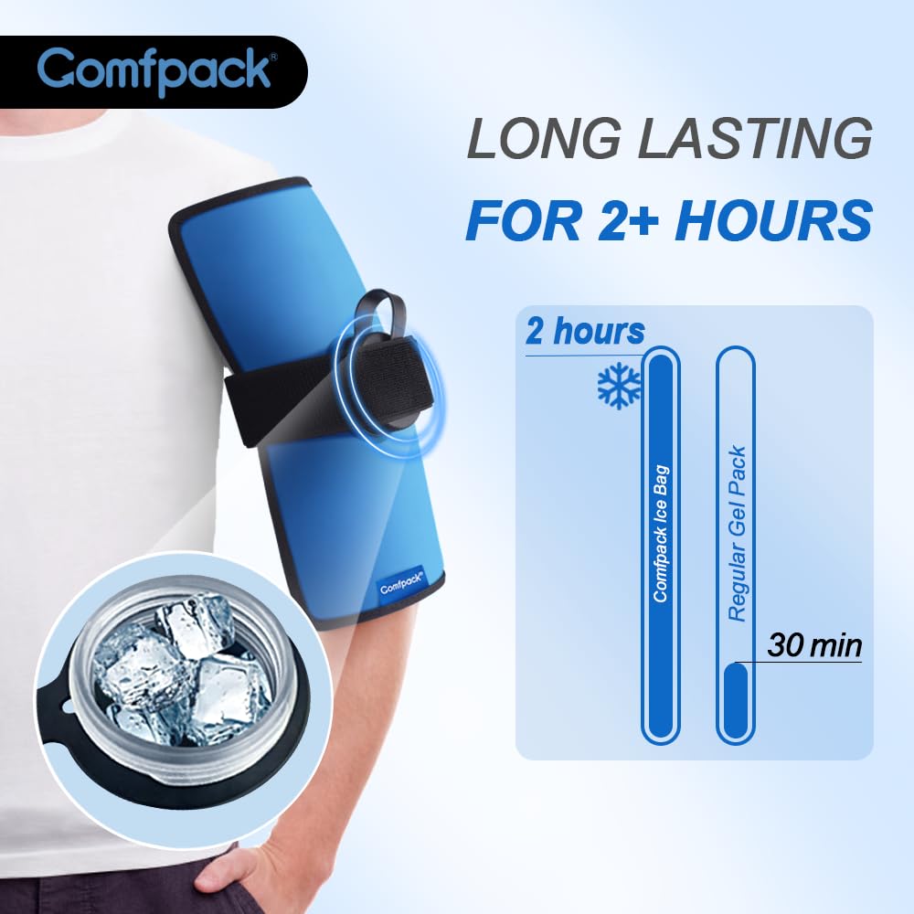 Comfpack modelo portátil mantiene frío por horas para uso en casa o viaje.