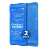 Comfpack detalle de la funda exterior resistente y gel frío de doble cara para uso diario.
