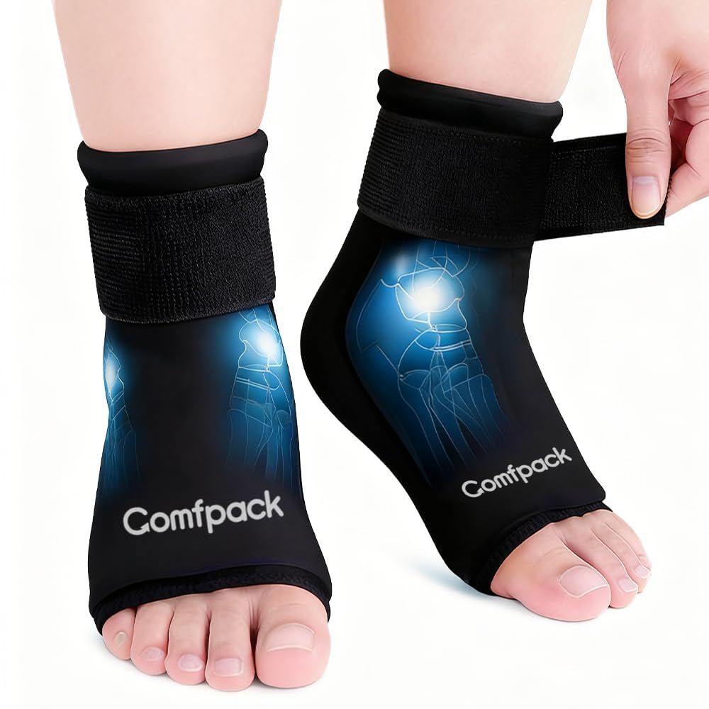 Comfpack bolsas gel tobillo dobles: alivio localizado para inflamación diaria