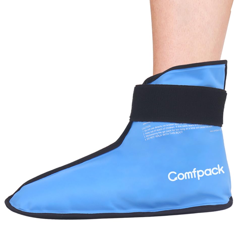 Comfpack bota fría para pie y tobillo ofrece alivio con enfriamiento prolongado.