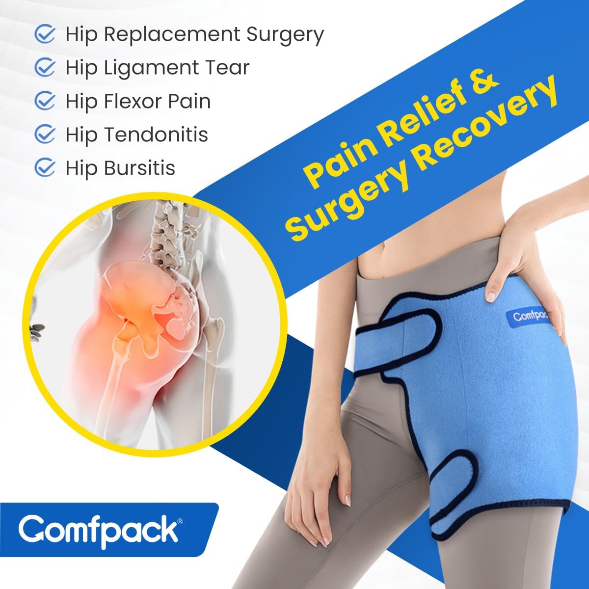 Comfpack cierre-ajustable: ajuste seguro que no se mueve.