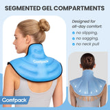 Comfpack cierre frontal para uso cómodo y seguro durante todo el día.
