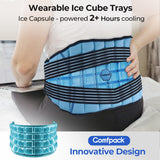 Comfpack correas ajustables para compresión estable y fijación.