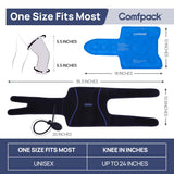 Comfpack diseño antiresbalante para uso cómodo y estable.