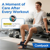 Comfpack diseño compacto para almacenamiento y uso en casa.