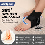 Comfpack diseño ergonómico para talón y tobillo