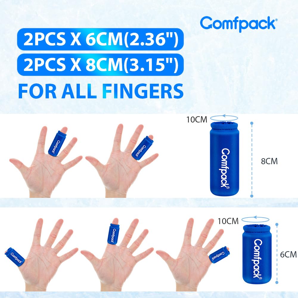 Comfpack: diseño ligero y compacto, fácil de guardar en el congelador.