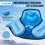 Comfpack, distribución de gel horizontal para enfriamiento uniforme.