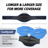 Comfpack dos bolsas gel para tratamiento frío calor continuo