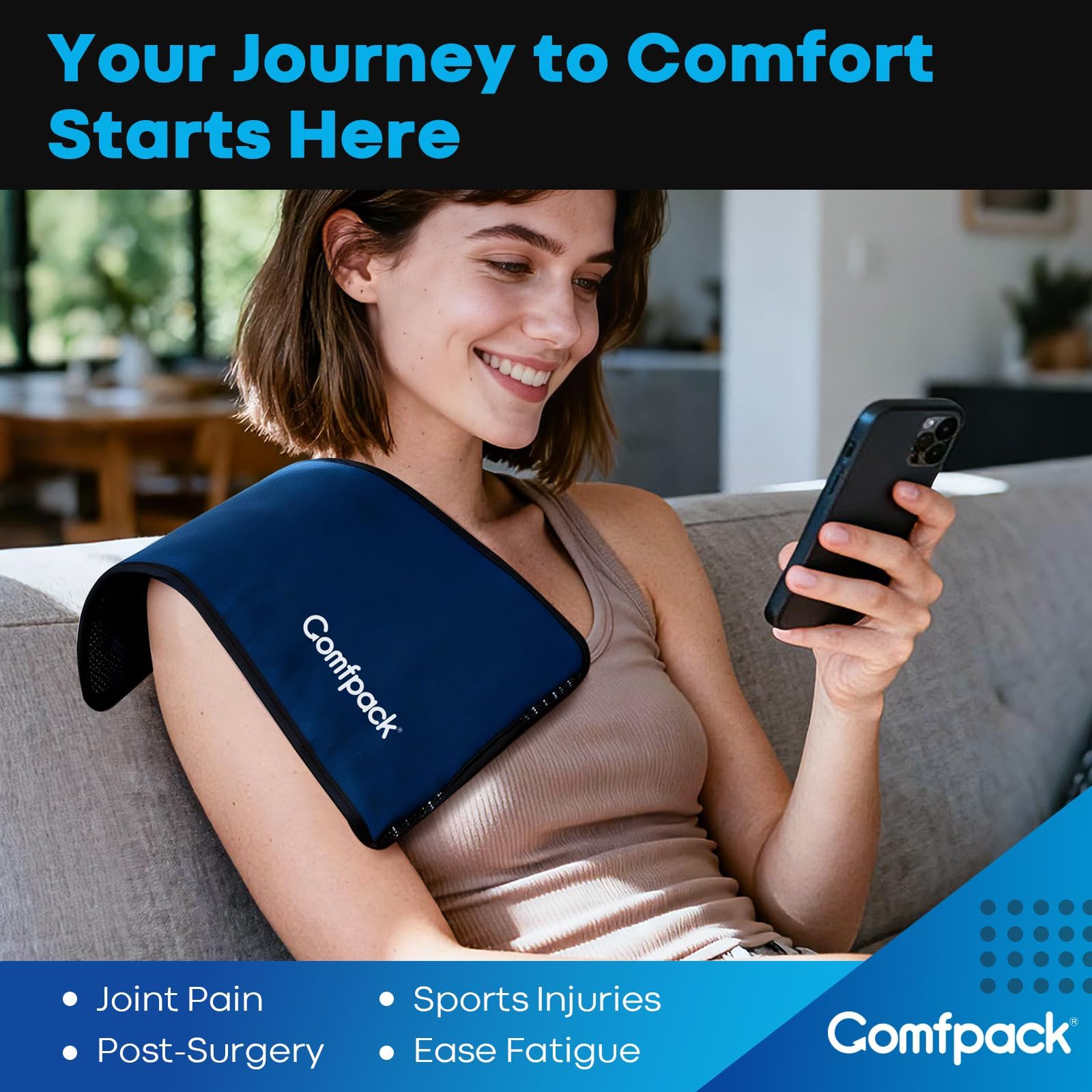 Comfpack estuche de almacenamiento hermético mantiene higiene y evita olores.