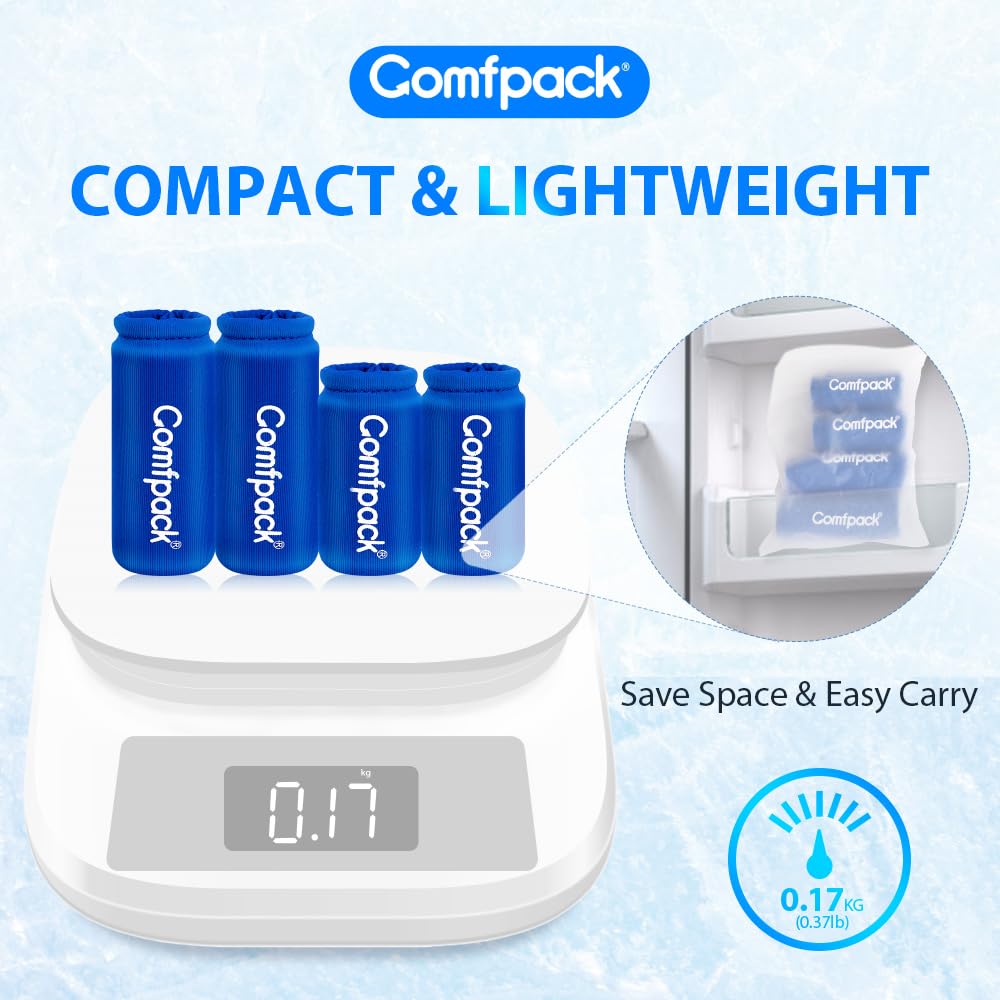 Comfpack: se deslizan fácilmente sobre el dedo para uso rápido.