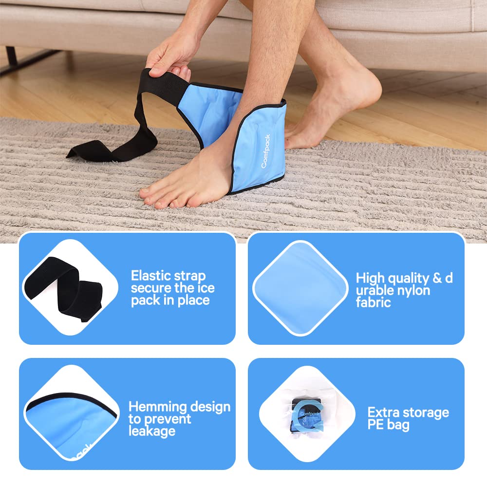 Gel suave de Comfpack permanece frío más tiempo para uso prolongado