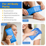 Comfpack gel flexible que se adapta al contorno y mantiene el frío.