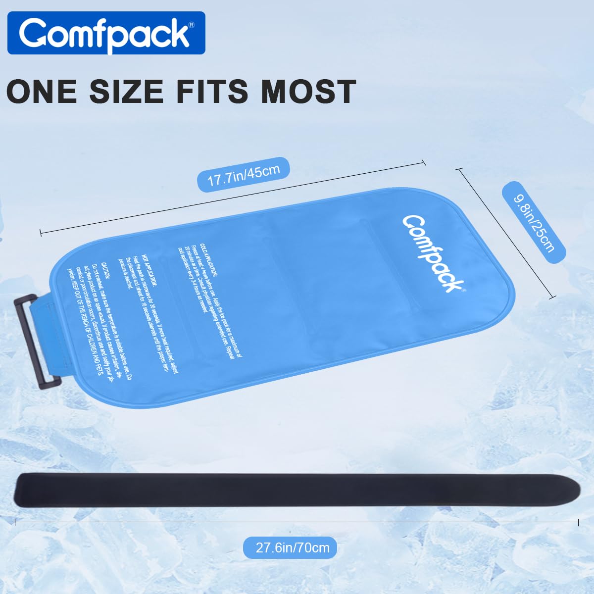 Comfpack para rodilla y otras áreas: uso versátil para dolores musculares.