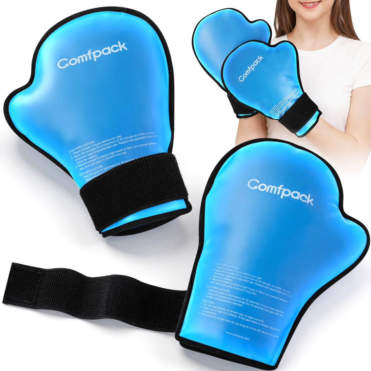 Comfpack guantes-frio-manos: terapia localizada para molestias.