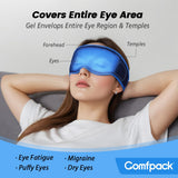 Comfpack máscara ocular 3D sin presión diseñada para dormir cómodo sin aplastar pestañas
