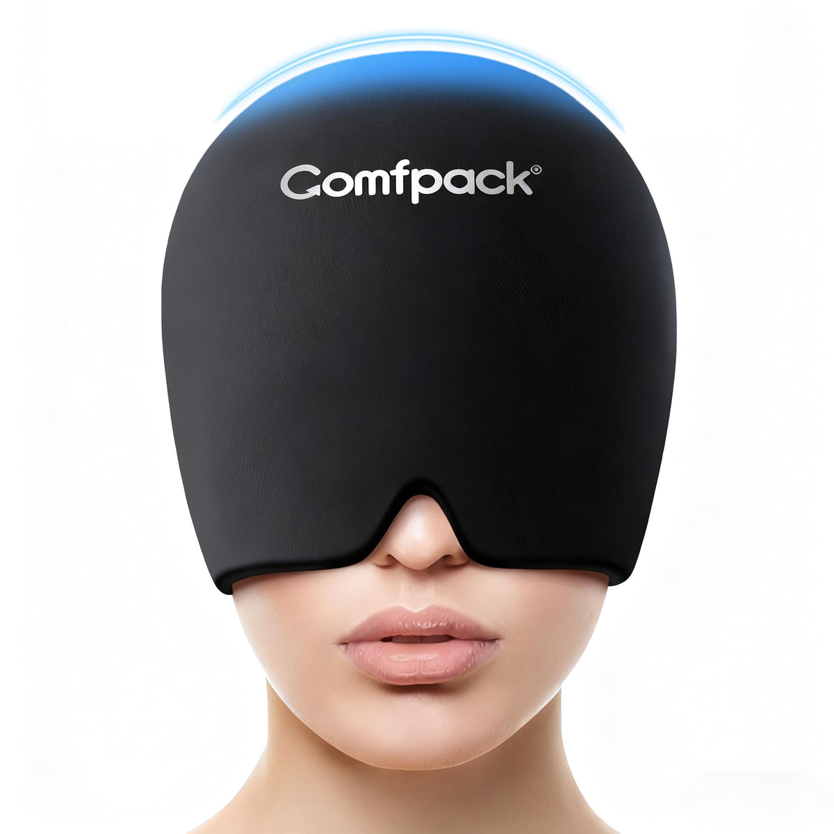Comfpack Migraine Relief Cap cubre frente y sienes para alivio focal