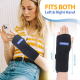 Comfpack muñeca gel ajuste hasta 9 pulgadas para un ajuste cómodo.