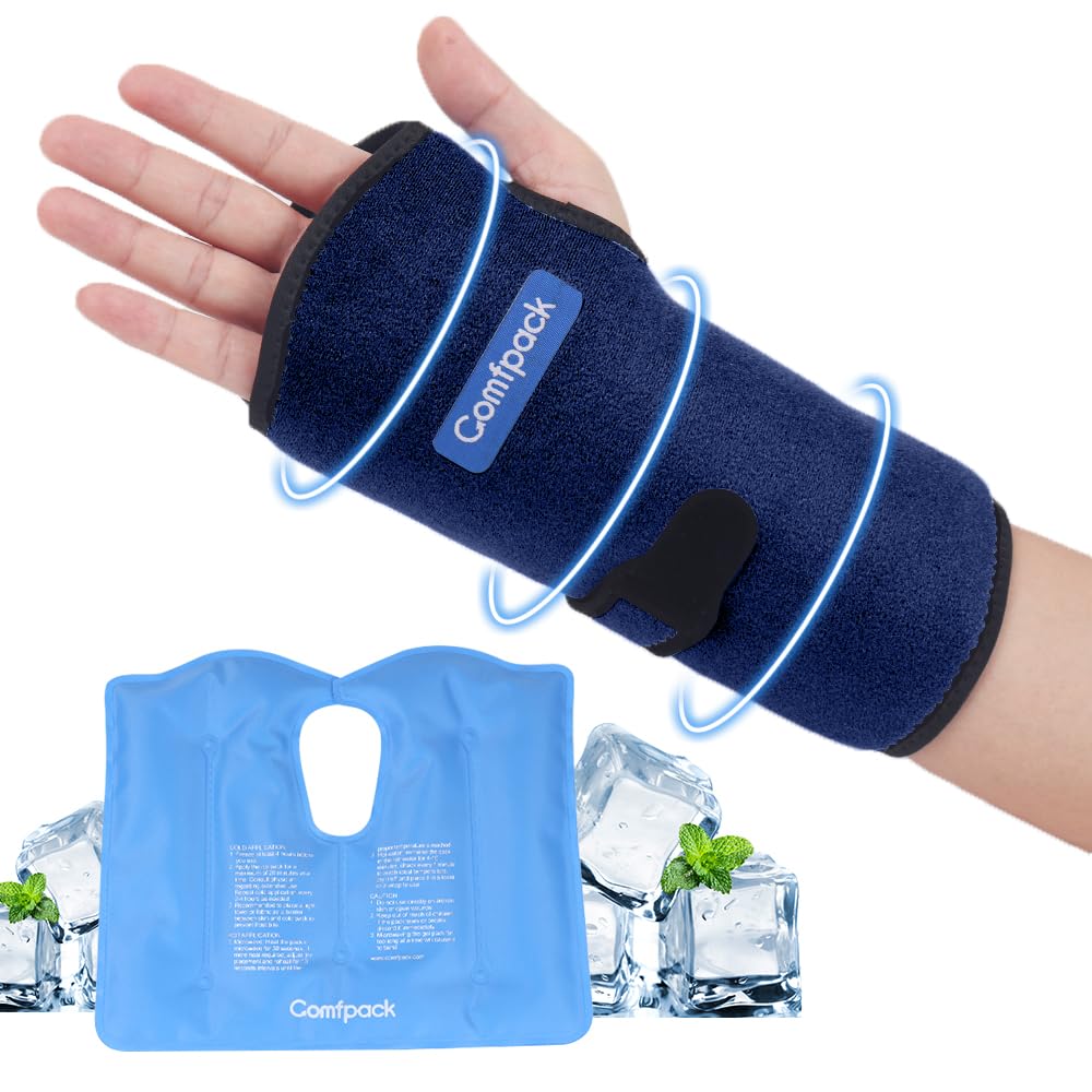 Comfpack muñeca: cobertura total de hielo para alivio de muñeca y palma.