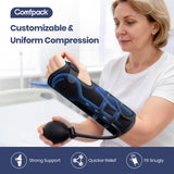 Comfpack muñeca reversible para mano izquierda o derecha, uso cómodo.