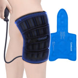 Comfpack rodillera con compresión equilibrada para soporte estable durante la actividad.