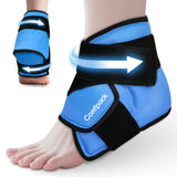 Comfpack talón-hielo ergonómico para alivio puntual del talón.