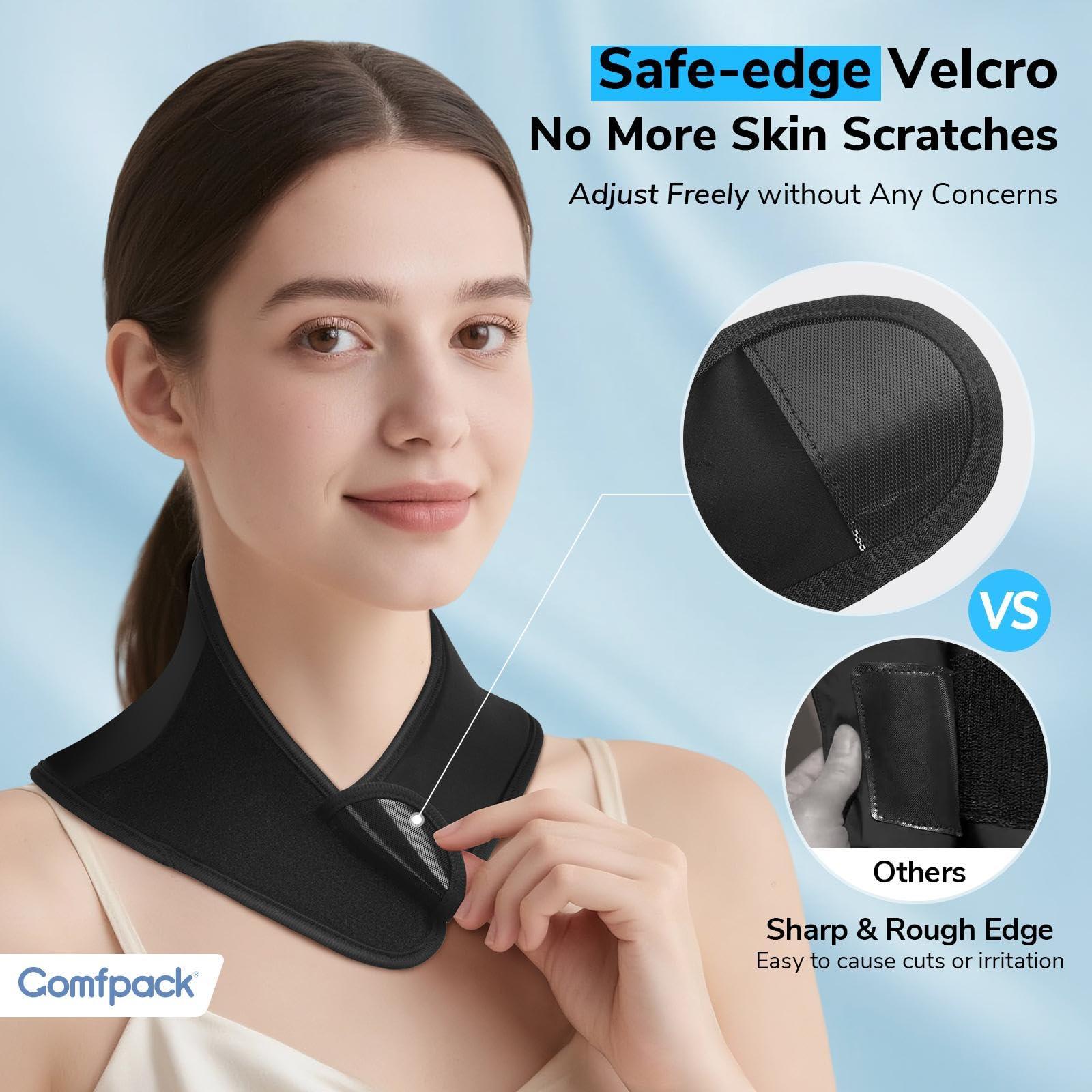 Comfpack therapy-set for night use provides flexible headache relief.