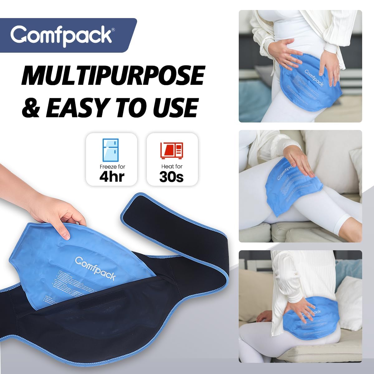 Comfpack uso deportivo ayuda recuperación post-entrenamiento