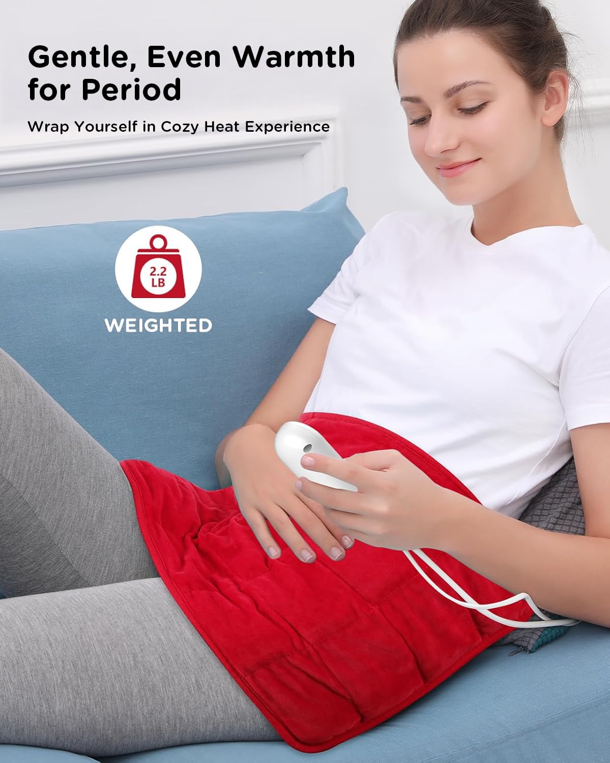 Controles de 9 niveles de calor para personalizar la sesión con Comfytemp