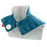 Almohadilla de Comfytemp para cuello y hombros con cobertura 19x23, sensación envolvente.