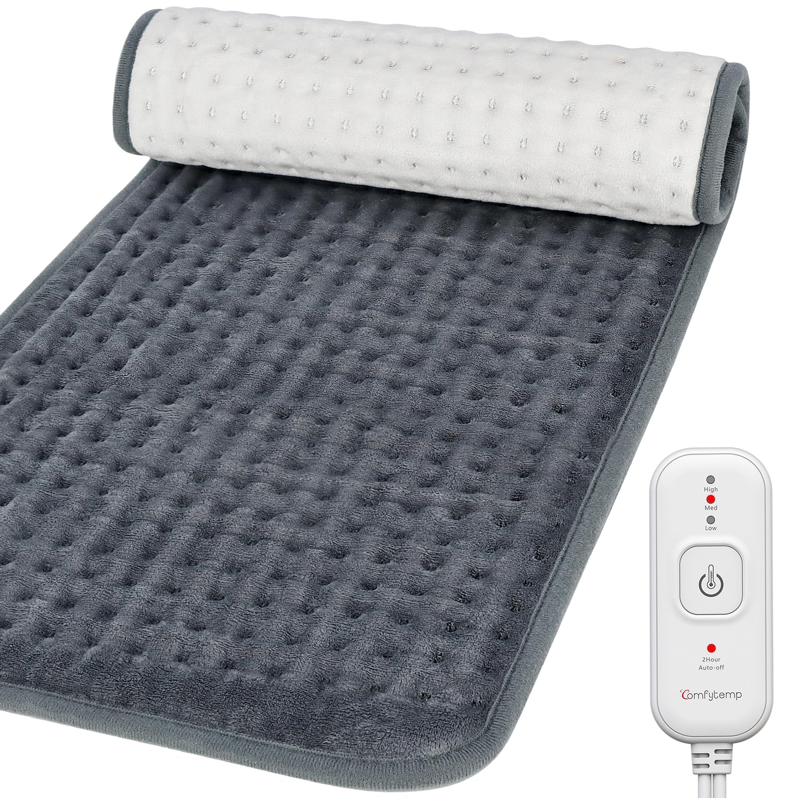 Comfytemp almohadilla de calor para espalda y cuello, alivio relajante