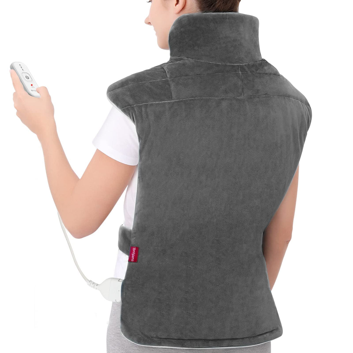 Almohadilla de calor Comfytemp para espalda, cuello y hombros, calor envolvente.