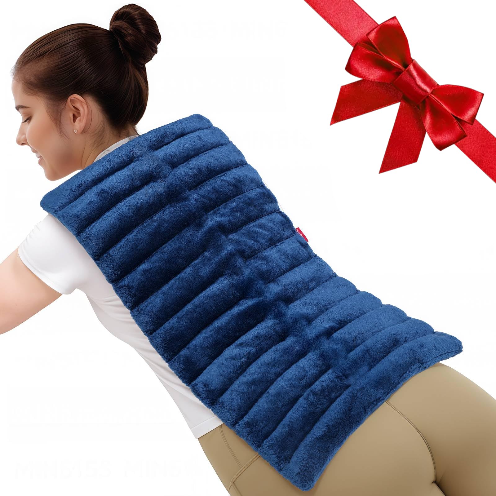 Comfytemp almohadilla calor microondas 12x22 para alivio de espalda y músculos.