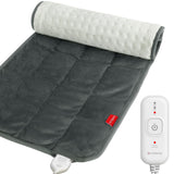 Almohadilla de calor con peso de Comfytemp para espalda, ofrece contorno y calor envolvente.