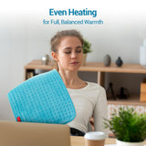 Almohadilla Comfytemp para piernas y rodillas, calor cómodo durante el descanso.