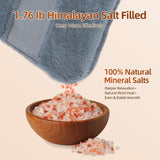 Comfytemp Almohadilla de calor con sal del Himalaya, vista trasera para confort continuo